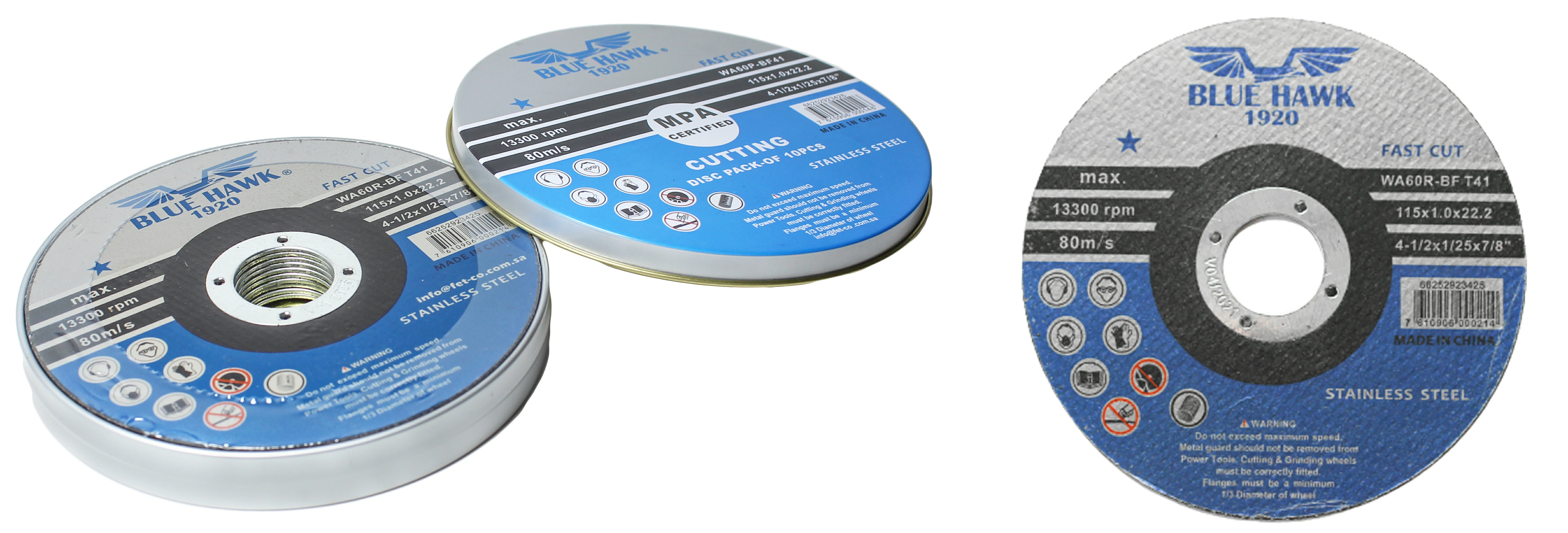 Cutting Discs For S.S. 115*1*22.2 Mm Metal Box