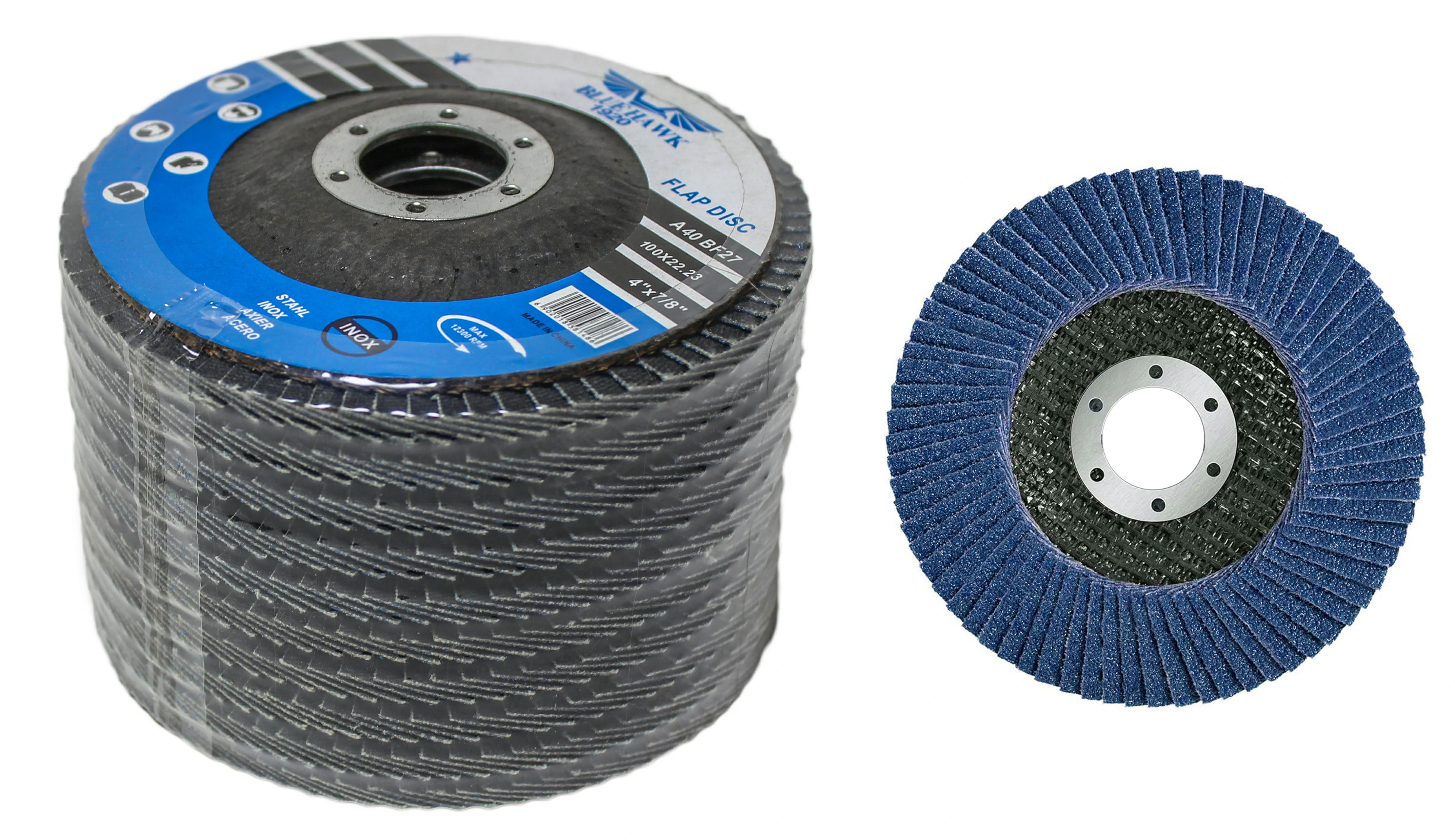 Flap Disc S.S Blue 100*40 Mm