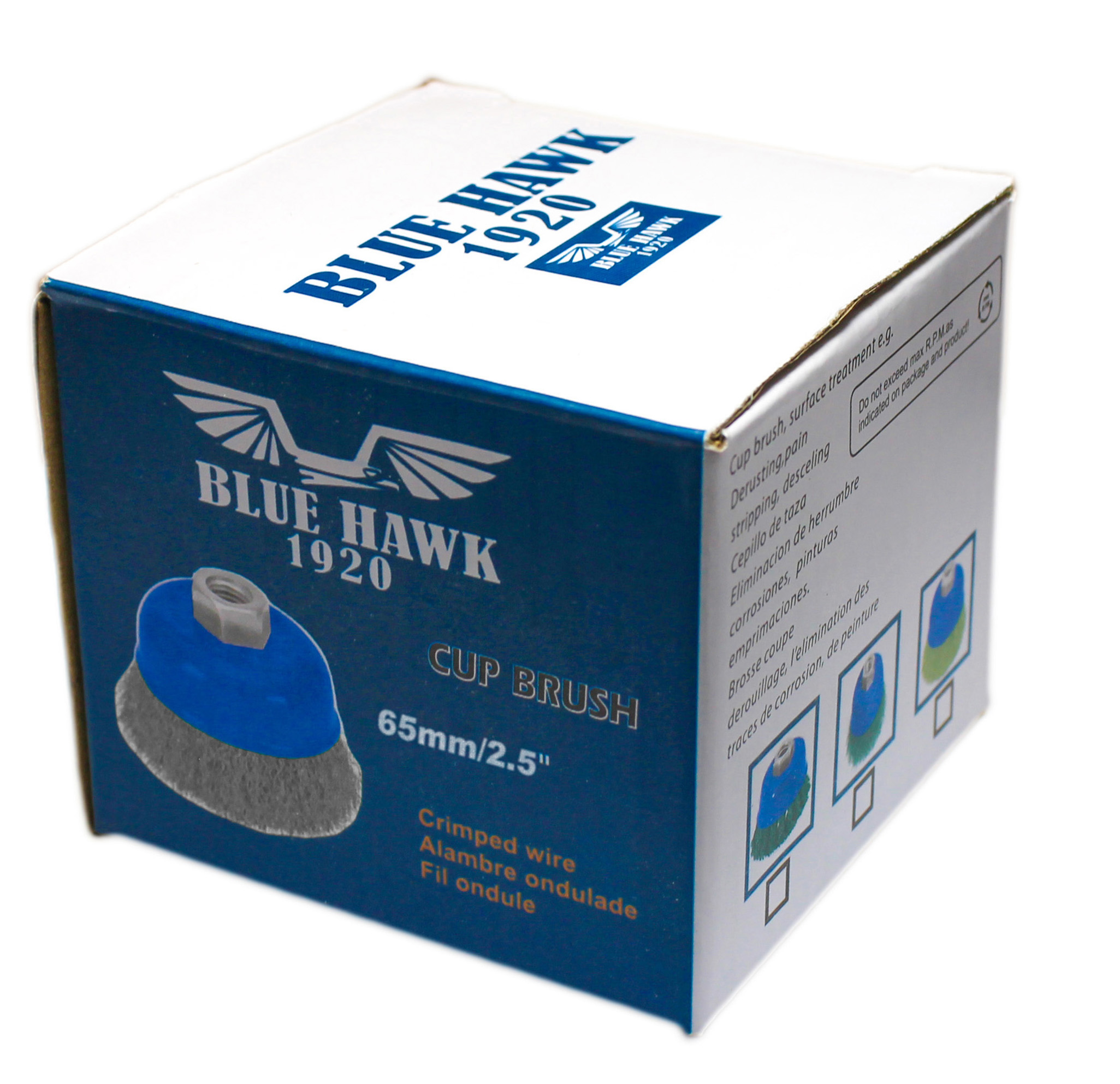 Wire Cup Brushes (C.S.) Blue Hawk 2.5”*10 Mm