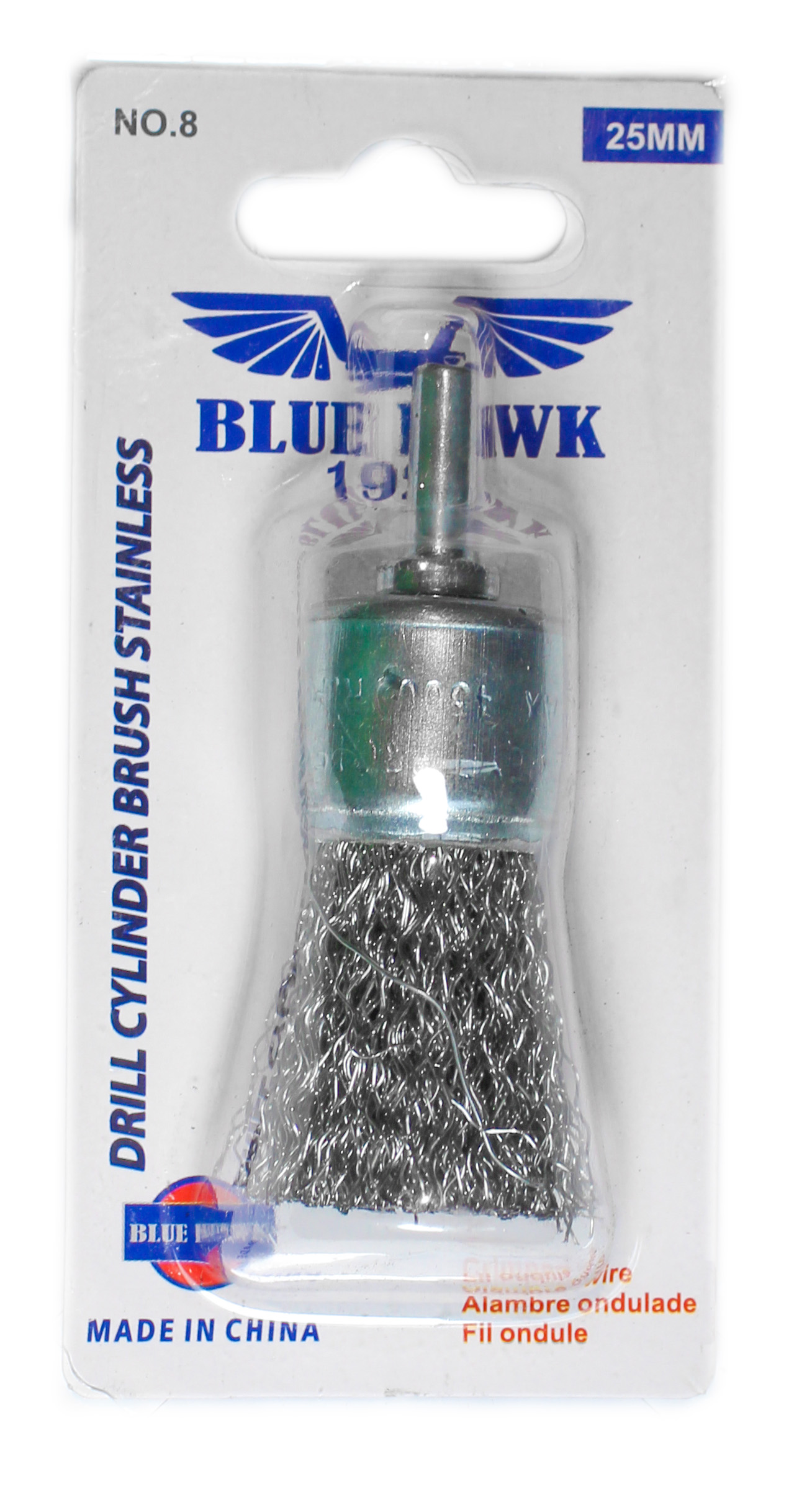 Wire Drill Brushes Blue Hawk (S.S.) 25 Mm