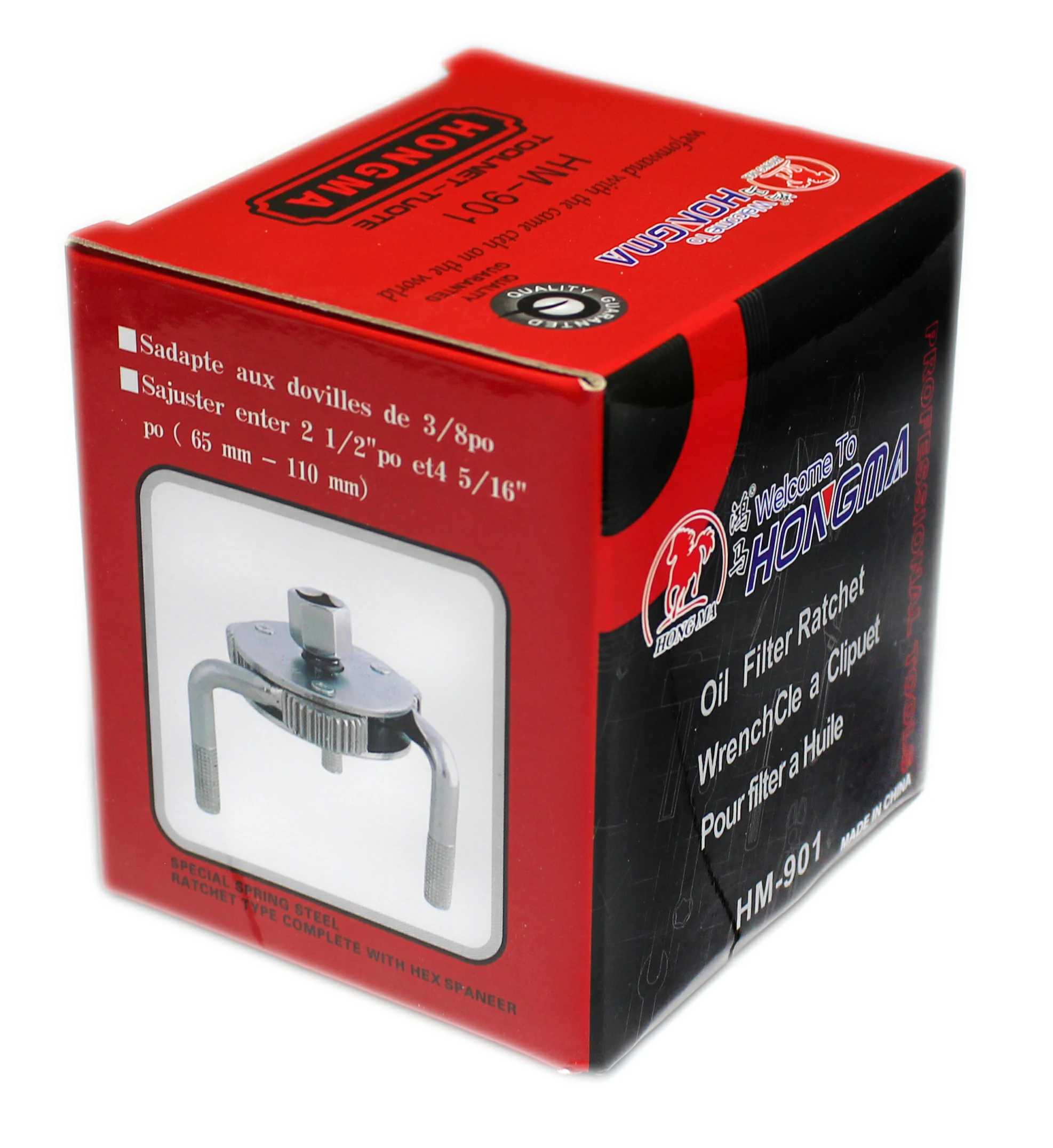 Oil Filter Wrench 3 Jaw Blue Hawk 65-110 Mm pic 1