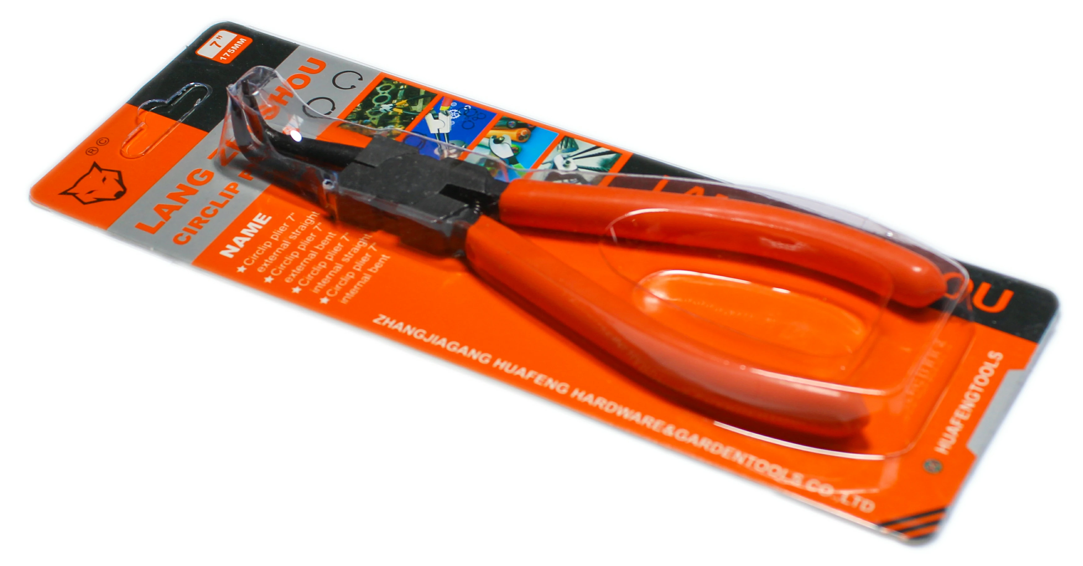 Circlip Pliers External Bent Blue Hawk 7'' pic