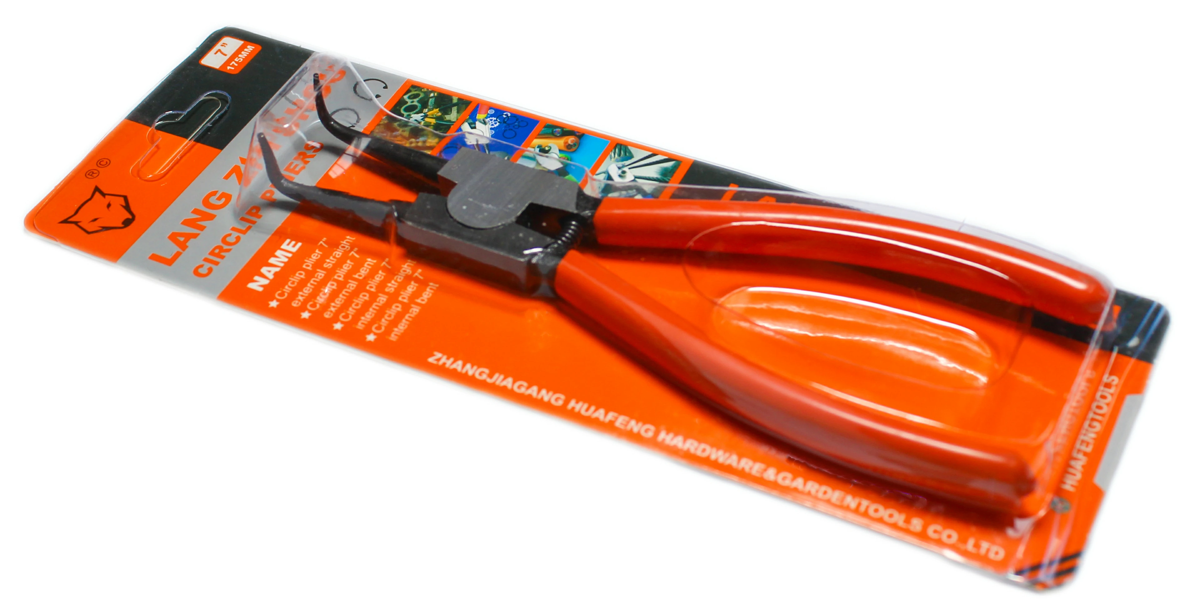 Circlip Pliers Internal Bent Blue Hawk 7'' pic